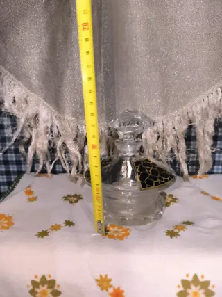 BOTELLA PERFUERO ART DECO CRISTAL FRANCES