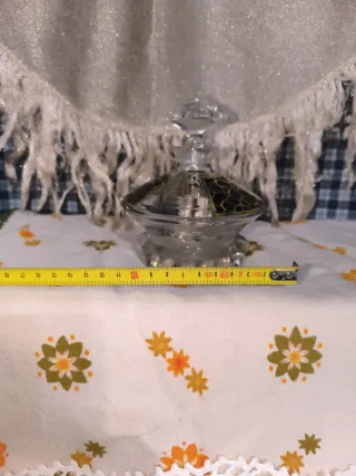 BOTELLA PERFUERO ART DECO CRISTAL FRANCES