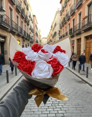 Flores doradas decorativas