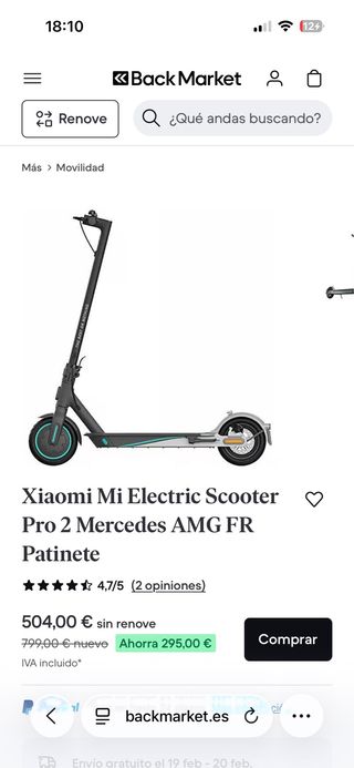 Vendo patin en perfecto estado xaomi