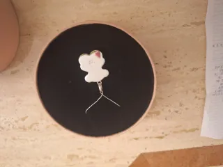 Colgante Oso TOUS Plata y Piedra onix