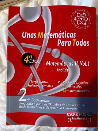 Unas Matemáticas Para Todos