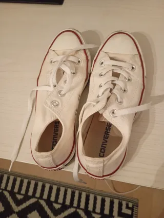 Converse All Star Bianche Tg 36
