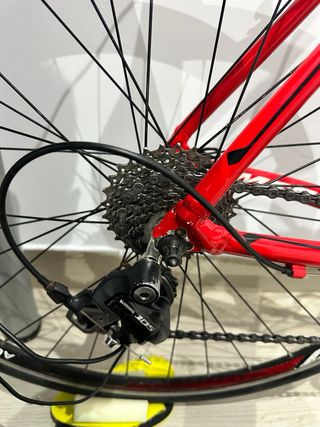 Bicicleta de carretera Merida Lite Roja en OFERTA