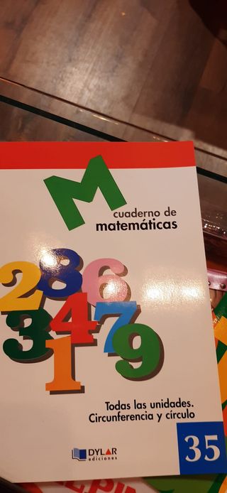 MATEMATICAS 35 - Todas las unidades. Circunfere...