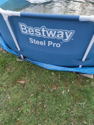 Piscina desmontable azul