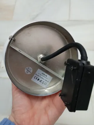 Lámpara globo moderna cromada