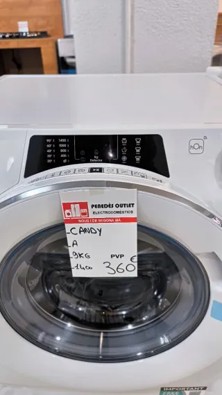 Lavadora Nueva Candy A 9kg 1400 con garantía.