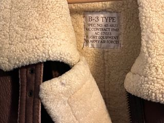 Chaqueta Cuero Aviador B-3 U.S. Army Air Forces