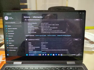 SAMGUNG PC BOOK 3 I7 12 generación táctil teclado