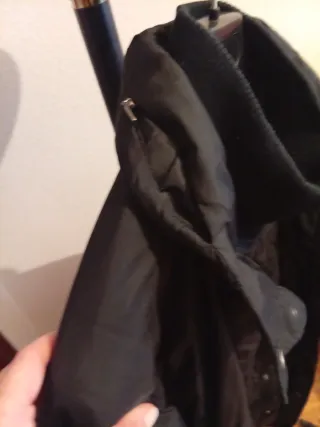 Cazadora hombre negra