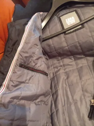 Cazadora hombre negra