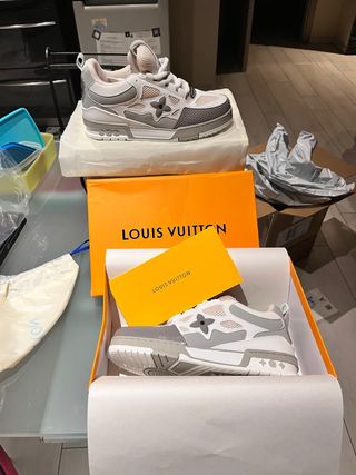 Louis Vuitton Sneakers Grigie Bianche