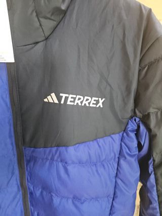 Chaqueta Adidas Terrex Plumón Azul/Negro