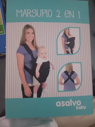 Mochila portabebés Marsupio 2 en 1 Asalvo