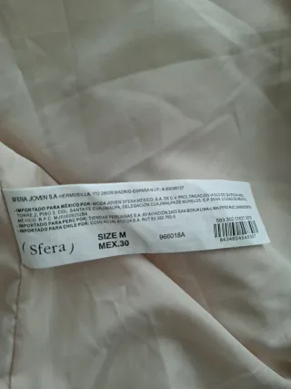 Chaqueta pelo sintético Sfera Talla M