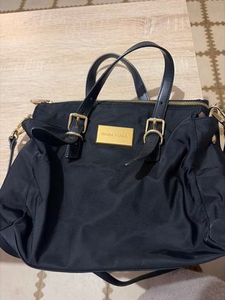 Bolso Bimba y Lola Negro Doble Asa