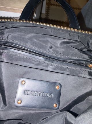 Bolso Bimba y Lola Negro Doble Asa
