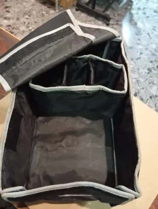 Organizer auto tessuto pieghevole