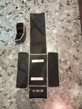 Organizer auto tessuto pieghevole