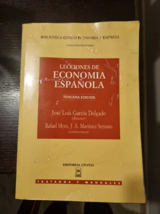 Lecciones de economía española