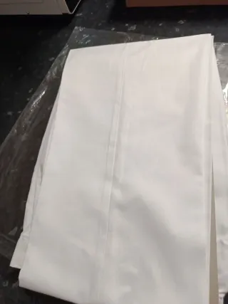 Pantalón de trabajo blanco talla 36