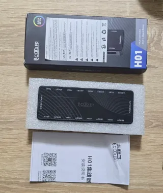 Hub Ventiladores PCooler ARGB PWM 8 Puertos