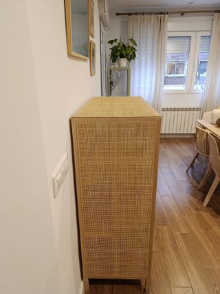 Aparador Ikea Stockholm 2017 Madera y ratán.