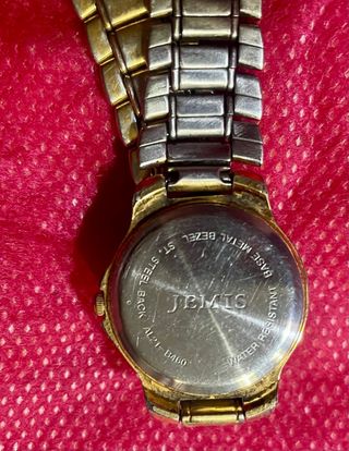 Reloj Jemis Mujer Chapado Oro Sumergible