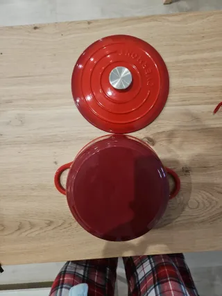 Olla Hierro Fundido Overmont Roja