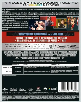 Carlito's Way Steelbook 4K UHD + Bluray precintada