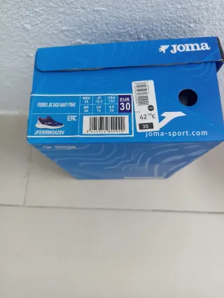 Zapatillas Joma Niña Azul y Rosa Del número 30