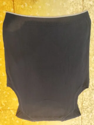 Gilet blu scollo a V