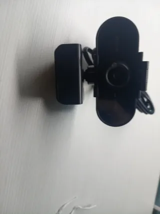 Webcam USB Negra con Caja Azul