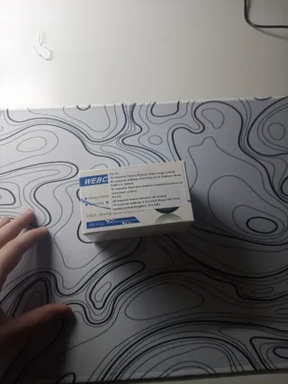 Webcam USB Negra con Caja Azul