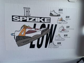Jordan Spizike Low Negro/Gris
