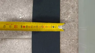 Reposamuñecas Teclado Silicona Negro