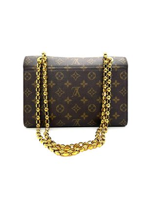 Louis Vuitton Pochette Métis Bolso Negro Marrón