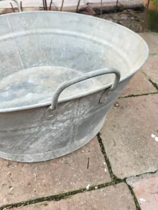 Palangana cinc antigua