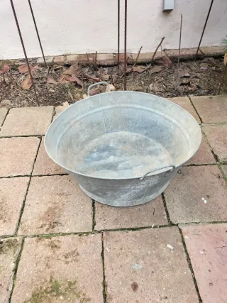 Palangana cinc antigua