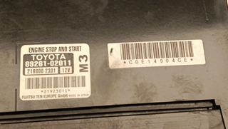 MODULO ELECTRONICO TOYOTA AURIS (E18) 1AD 8926102