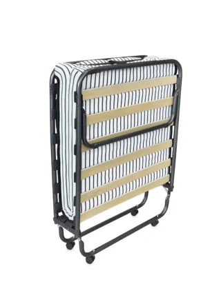 Cama Plegable 80x190 con Colchón y ruedas