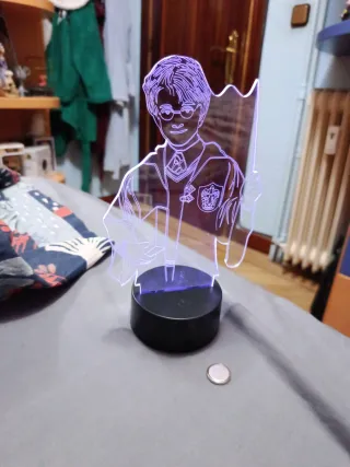 Lámpara LED Harry Potter con mando