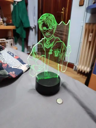 Lámpara LED Harry Potter con mando