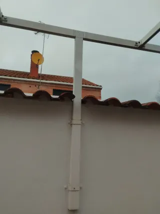 Toldo palillero metálico