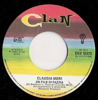 Claudia Mori Non Succederà Più 7" 45 RPM 1982