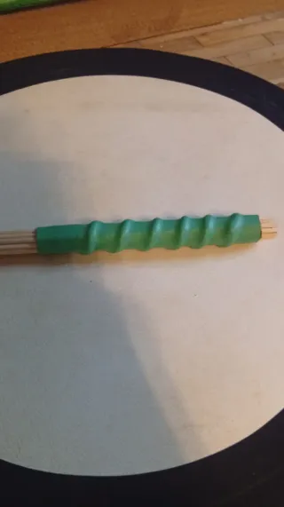 Baqueta bodhran verde