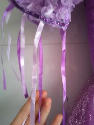 Disfraz Princesa Morado y Rosa