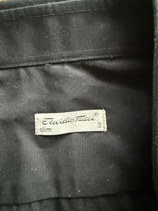 Camisa Emilio Tucci Negra Talla M