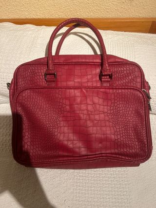 Bolso Misako Rojo Cocodrilo Nuevo